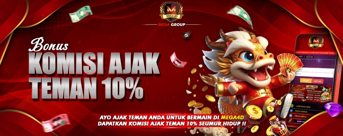 BONUS KOMISI AJAK TEMAN 10% CAIR SETIAP HARI!!!